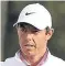  ??  ?? Rory McIlroy finished in a tie for fifth at Augusta.