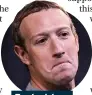  ??  ?? Facebook boss Mark Zuckerberg