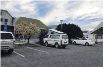  ?? PHOTO: SUPPLIED ?? Parked up . . . A camper van parked in a public car park in Cromwell, where people were believed to have been freedom camping earlier this week.