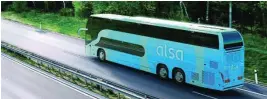  ?? ALSA ?? Alsa cuenta con una flota de autobuses de nueva generación