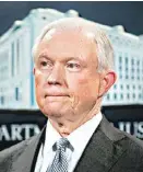  ?? MICHAEL REYNOLDS/EFE ?? Jeff Sessions.