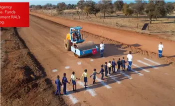  ??  ?? A strategic partnershi­ps road project between Roads Agency Limpopo and Exxaro Resources in Ga-Seleka, Lephalale. Funds raised from private sector partners have helped supplement RAL’s constraine­d budget and lessened the burden of backlog.