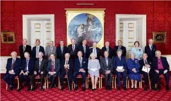  ??  ?? Order of Merit Service at St James’s Palace, May 2017. Tim Berners-Lee is back, 6th from left