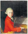  ?? Picture: Wikipedia ?? Mozart, aged 13.