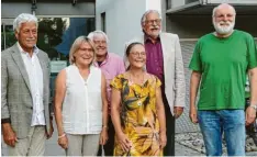  ?? Foto: tisch ?? Das ist die neue Spitze des Mindelheim­er Kunstverei­ns. Unser Bild zeigt (von links): Dieter Tegeder, Margarete Mayer, Johann Jörg, Katrin Schmidt‰Penski, Klaus Rutt‰ mann und Michael Bahr. Es fehlen Peter Fraefel und Christine Pippig.