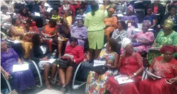  ??  ?? Participan­ts during one of the sessions at the Breach Repairers National Parenting Conference held in Lagos recently