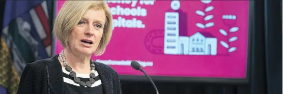  ?? SHAUGHN BUTTS ?? Premier Rachel Notley has vowed not to “stand on the sidelines in the battle for the hearts and minds of Canadians” when it comes to the Trans Mountain pipeline’s benefits.