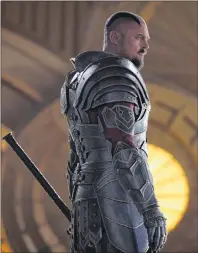  ?? AP PHOTO ?? This image released by Marvel Studios shows Karl Urban in a scene from, “Thor: Ragnarok.”