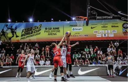  ?? (@FIBA3X3) ?? L’équipe de Suisse féminine de basket 3x3, qui participe ce week-end aux Championna­ts d’Europe en Roumanie.