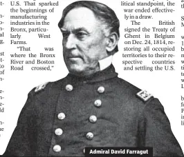  ??  ?? Admiral David Farragut