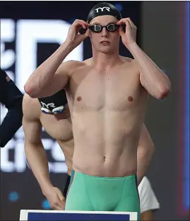  ??  ?? Duncan Scott in the 4x50m freestyle heats