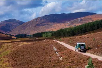  ??  ?? Pictured left and right: Bird's-eye view of the Cairngorms National Park - such a special landscape and with a beautiful natural habitat to explore.