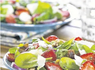  ??  ?? This flavour-packed salad can be served as a first course salad or alongside grilled pork, lamb or beef.