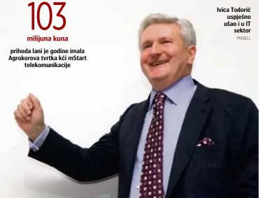  ?? PIXSELL ?? Ivica Todorić uspješno ušao i u IT
sektor