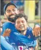  ?? PTI ?? Kuldeep Yadav claimed his 2nd ODI hat-trick on Wednesday.