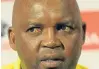  ??  ?? LEADER: Pitso Mosimane is four points ahead