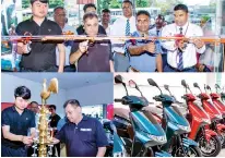  ?? ?? Lto R: Alex Zaho – Director Sales, Yadea Group Tito Pestonjee - Managing Director, Abans Group Chinthaka Perera – Director, Abans Auto (Pvt) Ltd Dinesh Dharmarath­na - General Manager, Abans Auto (Pvt) Ltd