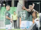  ?? FOTO: ASSE ?? El Saint-Etienne celebra un gol