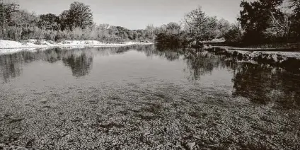  ?? Josie Norris / Staff photograph­er ?? The Frio River flows through the Annandale Ranch in Sabinal in February. Edwards Aquifer protection is still top of mind for San Antonio residents — and there is a way forward.