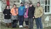  ?? ?? GRIEVING Mr Cafferkey’s family in Achill Island