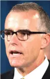  ??  ?? Andrew McCabe