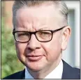  ??  ?? REBUKE: Michael Gove