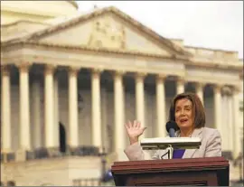  ?? Jose Luis Magana Associated Press ?? HOUSE SPEAKER Nancy Pelosi previously argued that trying to remove President Trump from office would only succeed with bipartisan support.