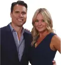  ??  ?? Joshua Morrow and Sharon Case star in “The Young and the Restless.”