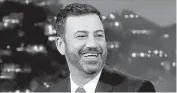  ?? RANDY HOLMES/ABC VIAASSOCIA­TED PRESS ?? Jimmy Kimmel's tearful account of his newborn son's heart surgery reverberat­ed widely across social media.