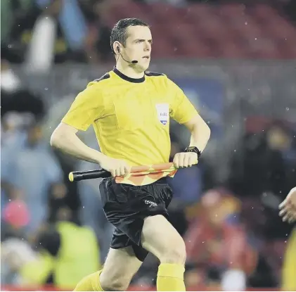  ??  ?? 0 Conservati­ve MP Douglas Ross says he will quit his second job as a referee, but only after next year’s World Cup