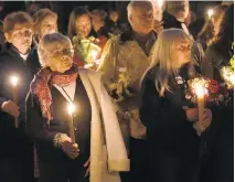  ?? THE CANADIAN PRESS ?? A vigil was held in 2015 to remember three women killed in Wilno, Ont. The man accused in the deaths has a history of violence.