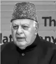  ??  ?? The petition alleged NC President Farooq Abdullah was trying to ‘hand over’ Kashmir to China, and thus he should be prosecuted for sedition