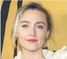  ??  ?? Irish actress Saoirse Ronan