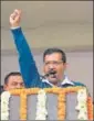  ?? HT FILE ?? In a video released on social media, the Delhi CM lauded the achievemen­ts of his government.