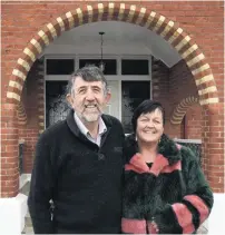  ??  ?? Eunan Cleary and Gillian Alexander moved into the historic home from an ‘‘ultramoder­n’’ house in Auckland. ‘‘It was time for a change,’’ they say.