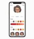  ??  ?? COOL: You can create your own Memoji within Messages.