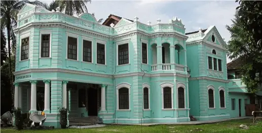  ?? — Photos: Tourism Selangor ?? The Tan Boon Chia mansion has been restored to its former glory