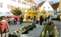  ??  ?? Für die kleinen Gäste wird im Herzen der Stadt eine Hüpfburg bereitsteh­en.