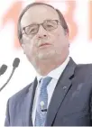  ??  ?? Francois Hollande