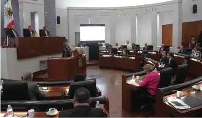  ?? IMELDA TORRES ?? Sesión extraordin­aria del Congreso del Estado de San Luis Potosí.