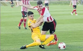  ?? FOTO: MIREYA LÓPEZ ?? Buena ocasión El Bilbao Athletic buscará la victoria contra el colista, el Caudal