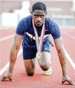  ?? Elizabeth Conley / Houston Chronicle ?? BOYS ATHLETE OF THE YEAR