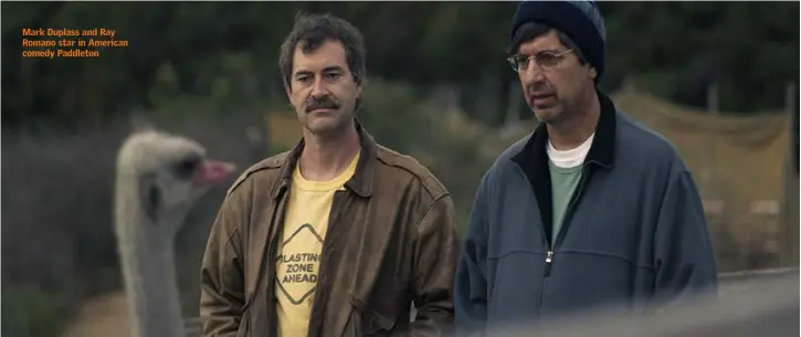  ??  ?? Mark Duplass and Ray Romano star in American comedy Paddleton