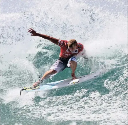  ?? PICTURE: WSL ?? A SWELL AWARD: Australia’s three-time world champion Mick Fanning is the recipient of his country’s highest civilian honour.