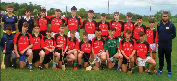  ??  ?? West Wicklow Schools, winners of the Wicklow Post Primary Schools juvenile hurling B final.