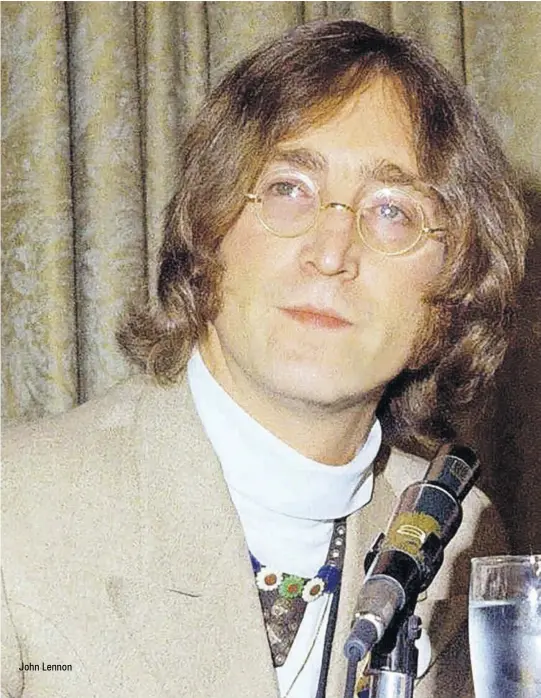  ??  ?? John Lennon