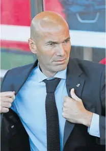  ?? Picture: REUTERS ?? WINNING MENTALITY: Real Madrid coach Zinedine Zidane will bank on his Midas touch when his men take on Tottenham Hotspur in a Champions League clash at Wembley tonight