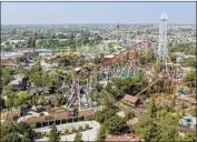  ?? Allen J. Schaben Los Angeles Times ?? KNOTT’S Berry Farm, shown in October, will celebrate its 100th anniversar­y when it reopens in May.