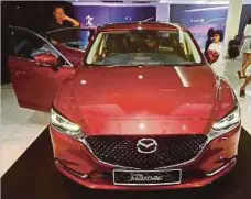  ??  ?? MODEL baru Mazda 6.