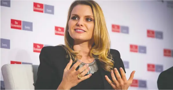  ?? MICHAEL NAGLE / BLOOMBERG FILES ?? It was quite clear to president and co-founder Michele Romanow that a major rebranding was needed at her fintech company.